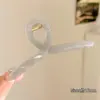 Pinza de Garra de Acrílico Estilo Coreano para Mujer 2025 Nuevo Tamaño Grande para Cabello Grueso, Pinza de Tiburón de Gama Alta para la Parte Posterior de la Cabeza