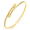 Fabricante de Origen de 16 Años Pulsera de Acero de Titanio Cable Transfronterizo Cabeza Espiral Tendencia de Moda Pulsera Ajustable de Acero Inoxidable