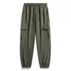 Pantalones de Trabajo para Hombre Primavera y Otoño Pierna Recta Holgados Pantalones Deportivos Ligeros Joggers de Otoño Estilo Coreano Marca de Moda Pantalones Casuales