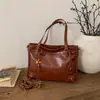 Bolsa Tote de Viagem de Luxo Transfronteiriça para Mulheres 2026 Nova Bolsa de Ombro Vintage Versátil Bolsa Transversal