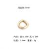 Ropa Equipaje Accesorios de Herrajería Hebilla en Forma de D Anillo en D de Metal Anillo de Hierro Alambre de Hierro Hebilla D Cinta Hebilla en Forma de D Producto Popular Transfronterizo