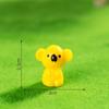 Figura de Koala Pequeño Decoración de Micro-Paisaje de Musgo Accesorios DIY de Resina Accesorios de Yiwu Adornos de Diseño Original