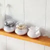 Caixa de Palitos Doméstica Tubo de Palitos de Lótus Requintado Caixa de Cotonetes Palito de Dente Portátil Cosmético Algodão Bambu Bastão Caixa de Armazenamento