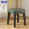 Taburete pequeño para uso doméstico, lujo ligero, taburete cuadrado apilable, taburete bajo moderno minimalista para sofá de sala de estar, banco para cambiarse los zapatos en la entrada