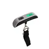 Balanza Digital Portátil para Maletas de 50 kg Gancho para Maleta Recargable Correa de Mano Balanza Pequeña Balanza para Equipaje Viaje Mini