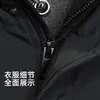 Chaqueta de Plumas para Hombre Marca de Moda 2026 Otoño/Invierno Longitud Media con Capucha Moda Casual Versátil Abrigo Grueso Cálido