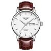 Guanqin 16058 Relógio de Pulso Fashion Luminoso com Calendário Masculino Recortado Totalmente Automático Mecânico Marca Relógio à Prova d'Água Pode