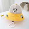 Sombrero Protector Solar para Niños Sombrero de Bebé Sombrero de Pescador de Ala Ancha de Verano para Hombre Malla Solar Sombrero Solar para Bebés para Niños y Niñas