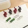 Transfronterizo 2026 Arte de Uñas Pedrería Aleación Forma de Serpiente Decoraciones para Uñas Patrón Pitón Uña Pedrería DIY Accesorios de Uñas Portátiles