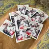 Thangka Tíbet Nepalés Pintado a Mano Thangka Zorro de Nueve Colas Núcleo de Tarjeta 4*5