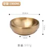 Cuenco de acero inoxidable para fideos fríos estilo coreano, cuenco dorado de doble capa para ramen, cuenco coreano para bibimbap, cuenco comercial para fideos instantáneos, cuenco para fideos de caracol