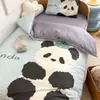 Juego de tres piezas de colcha pequeña especial para jardín de infantes de algodón puro clase A, estampado de dibujos animados lindos, ropa de cama 100% algodón para la entrada del bebé al jardín de infantes