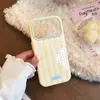 Funda estilo Ins con estrellas y rayas adecuada para Apple 17, iPhone 16 Pro, anticaída, 15 fresca y simple, 14 suave, 13