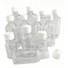 Frasco Plástico para Dosagem de Líquidos de Cosméticos para Animais de Estimação, Frasco Plástico Transparente com Marcações de Escala, Frasco Plástico Transparente de Boca Estreita