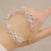 Pulsera de Cristal de Doble Fila Super Flash Pulsera Mágica Dibujable Super Hada Joyería Elegante ins Explosiones en Vivo