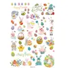 Evento Temático de Pascua Transfronterizo Vela Decorativa Pegatinas de Agua Pegatinas para Velas DIY Pegatinas de Impresión a Color Pegatinas de Transferencia de Agua