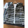 Cárdigan de Punto Rayado Otoñal con Capucha y Cremallera Unisex Moderno Diseño Nuevo Holgado Versátil Sudadera con Capucha