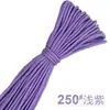 Pulsera de Paracord de 2 mm Cordón Trenzado Joyería Accesorios Pulsera DIY Cuerda Redonda Delgada Accesorios Materiales Trenzados Mayoreo