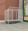 Jaula para Perros Interior Border Ganadería Especial Perro Mediano con WC Perro Grande Golden Retriever Border Ganadería Perro Grande Jaula para Mascotas Extragrande