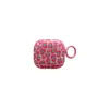 Capa de Fone de Ouvido com Estampa de Leopardo em Cor Contrastante Capa Protetora para AirPods Pro3 Adequada para Capa Bluetooth Sem Fio Apple 4ª Geração Imd