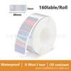 O novo papel adesivo para etiquetas é compatível com o papel de etiqueta térmica a laser colorido phomemo d30/d35 12 x 40