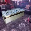 Juego de Sofá y Mesa de Café para KTV con un Toque de Lujo Ligero y de Alta Gama para Bares, Salas de Cine en Casa, Discotecas, Salas de Fiestas y Salas Privadas