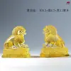 Leão de Vidro para Riqueza, Leão para Riqueza, Decoração Feng Shui, Enfeites de Mesa, Hall de Sala de Estar, Móveis Domésticos Estilo Chinês