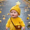 Sombrero de Punto Grueso de Lana Cálido para Niños, Estilo Coreano, para Otoño e Invierno, Sombrero a Prueba de Viento para Bebé Niño y Niña