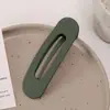 Pinzas para el Cabello Planas de 11 cm, Pinzas Antideslizantes Mate para Mujer, Accesorios para el Cabello de Sujeción Fuerte para Todo Tipo de Cabello, Uso Diario, Boda, Fiesta, Cita, Playa
