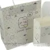 Bolsa de regalo de conejito con lunares morados, estilo ins, alto atractivo estético, gran capacidad, adecuada para estudiantes, bolsa para regalo de mejores amigos, regalo de cumpleaños
