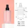 Xumin Spot Botella Spray Blanca Hombro Plano Fondo Redondo 200ml Botella Spray para Loción Mate Empaque Transparente para Productos de Cuidado de la Piel