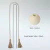 Cuerda de Cáñamo Borla Cadena de Cuentas de Madera Bandeja de Tronco Colgante Decorativo Fabricante Stock Guirnalda de Cuentas de Madera