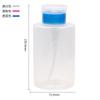 Herramienta transfronteriza para uñas postizas de nuevo diseño, botella de quitaesmalte de supercapacidad de 350 cm, tapa abatible de PET, botella vacía para dispensador de desmaquillante