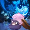 Proyector de cielo estrellado de comercio exterior, luz nocturna para dormitorio, Bluetooth, música romántica de ensueño, audio, regalo de cumpleaños para niños
