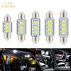 Luz de leitura LED para carro de ponta dupla 5730 3SMD4SMD luz de placa luz de teto decodificação infinita CANBUS
