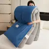 Manta de Forro Polar de Cordero Doble Cara Edredón de Forro Polar Invierno Engrosado Cálido Edredón de Invierno Ropa de Cama Primavera y Otoño Almacén Lightning Dormitorio
