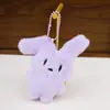 Lindo Peluche de Dibujos Animados Conejo con Orejas Plegables Colgante Broche Bolsas Zapatos Accesorios Accesorios Accesorios de Muñeco Conejo