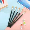 Pincel Plano Acuarela Gouache Pincel Plano Pintura Industrial Pincel de Cerdas Pincel Plano Cerdas de Nylon Set de Pinceles Individuales para Óleo Infantil