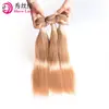 Cortina de Cabelo Humano de Linho Transfronteiriça Trama de Cabelo Humano Virgem Liso Cambojano