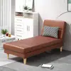 Cama Sofá Plegable de Cuero PU Doble Uso Alquiler Salón de Belleza Barbería Chaise Longue Silla para Persona Perezosa Cama Individual Sofá de Belleza