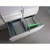 Gabinete móvil de tres cubetas caja de tarjetas mesa borde de mesa cajón de hierro gabinete de escritorio con cajonera móvil gabinete de pesca colgante clip colgante gabinete de acero