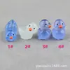 Chaveiro Pato Amarelo Acessórios de Resina Micro DIY Paisagem Caseira Enfeites Casa de Boneca Miniatura Cola Creme Capa de Celular