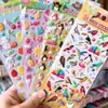 Pássaros, Papagaios, Corujas, Pássaros e Animais, Adesivos de Bolha, Adesivos Estéreo 3D à Prova d'Água, Brinquedos de Educação Infantil para Crianças