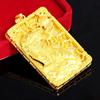 Joyería de Oro Aluvial Diseño de Nicho Etiqueta de Tigre Hombres Lujo Ligero Gama Alta Imitación de Oro Joyería de Puesto para Personas de Mediana Edad y Mayores Venta al por Mayor