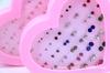 E2226 Joyería coreana tamaño mixto cristal brillante de diamantes de imitación pegamento pin aretes al por mayor 36 pares