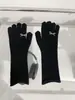 Corea del Sur yegg nicho guantes de punto para mujer con lazo de cuentas pantalla táctil dedos descubiertos cálidos