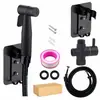Set de Pistola Pulverizadora para Inodoro de Acero Inoxidable Transfronterizo, Rociador Bidet, Compañero de Descarga para Baño, Pulverizador de Agua para Inodoro con Impulso de Presión