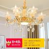 Lustre de Cristal de Lux Europeu para Sala de Estar 15 Lâmpadas Quarto Restaurante Salão de Beleza Luminárias Criativo Hotel Salão de Unhas