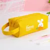 Bolsa Escolar Japonesa e Coreana Estojo de Lápis Desenho Animado Grande Capacidade Bolsa de Papelaria de Pano Bolsa de Armazenamento Fofa Feminina Estampa de Imagem Logotipo Impresso Caixa de Lápis