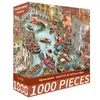 Puzle de 1000 piezas Sakura Town Fabricante Popular Transfronterizo Alta Dificultad Alivio del Estrés Juguete Educativo para Niñas Regalo de Cumpleaños